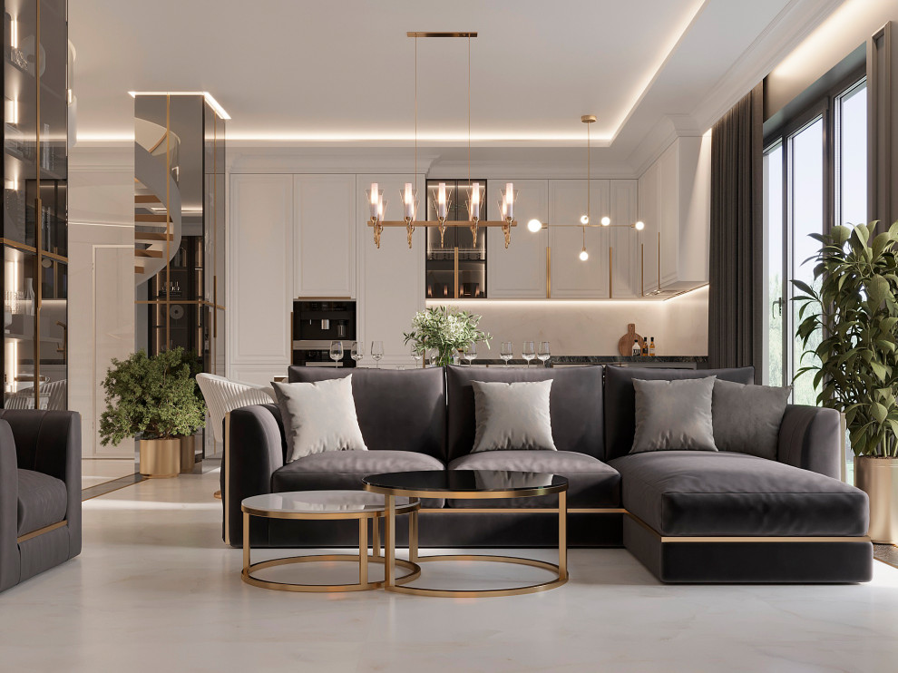 Дизайн интерьера дома 230м2