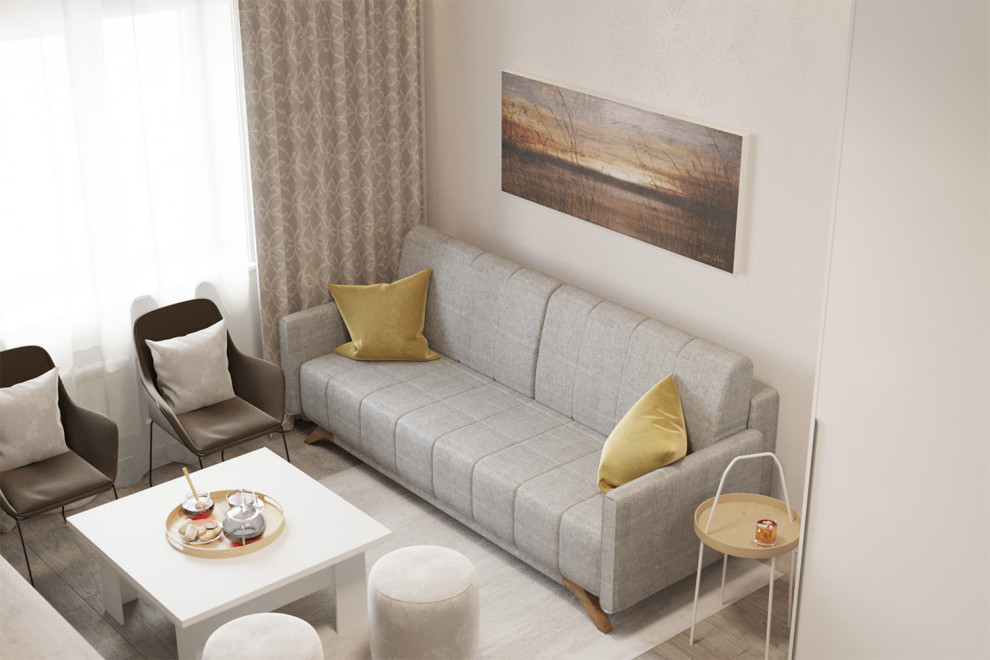 Дизайн однокомнатной квартиры Петроглиф Парк