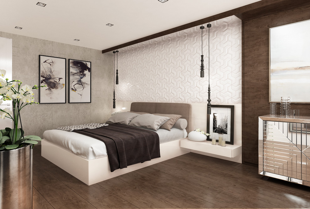 Спальня в проекте ЖК "ДОМИНИОН"