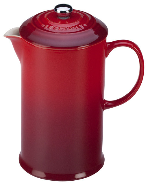 Le Creuset 27 oz. French Press Cherry Traditional French Presses