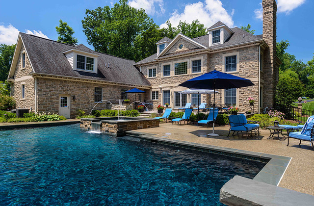 Bel Air, MD - Traditional - Pool - Baltimore - by Lothorian Pools