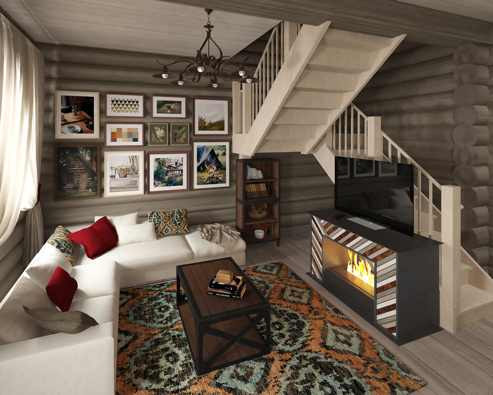 Бревенчатый домик