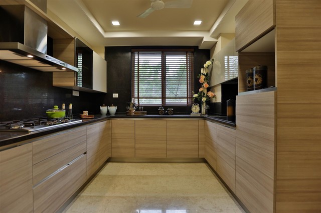 Garden Apartments contemporaneo-cucina