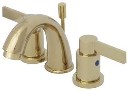 Two Handle 4" to 8" Mini Widespread Lavatory Faucet