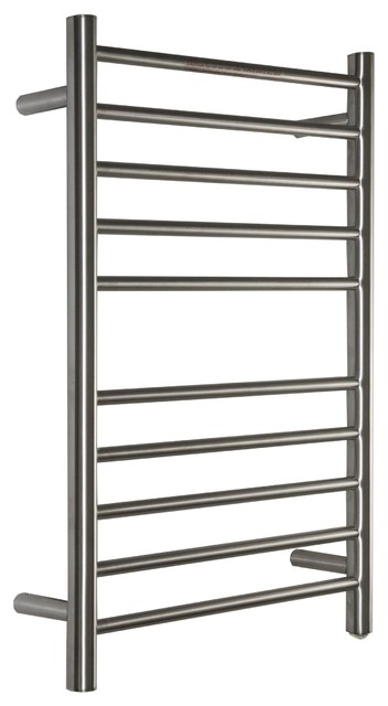 Virtu Usa Koze 110 Wall Mounted Electric Towel Warmer Contemporary Virtu Usa Koze 110 Wall Mounted Electric Towel Warmer Brushed Nickel
