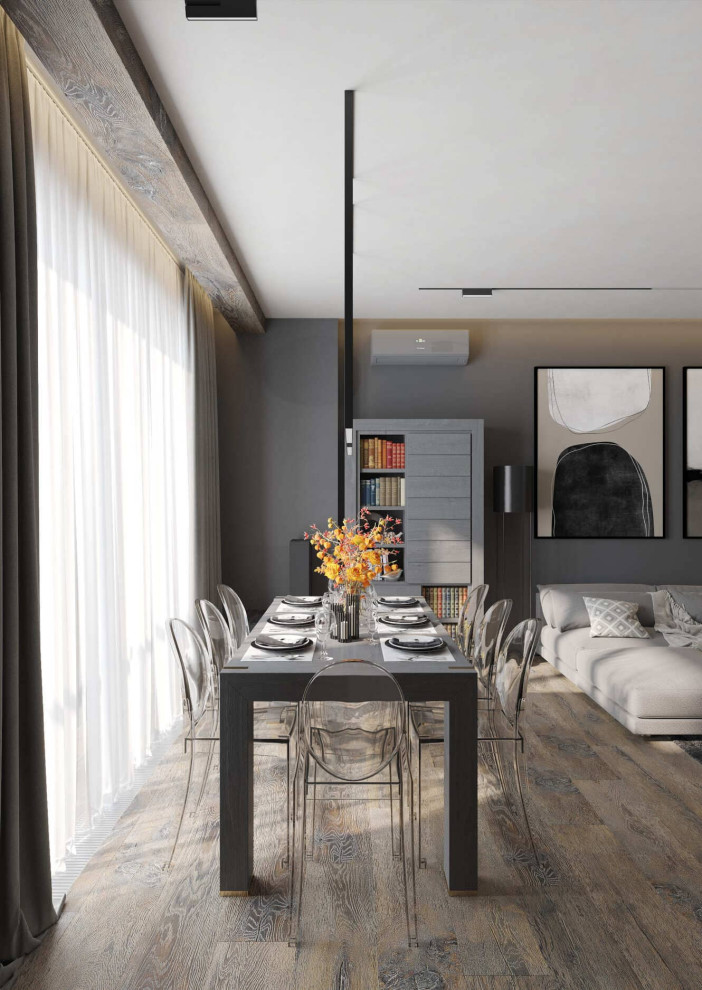 Лофт и облака. Квартира 140 м2 в центре города