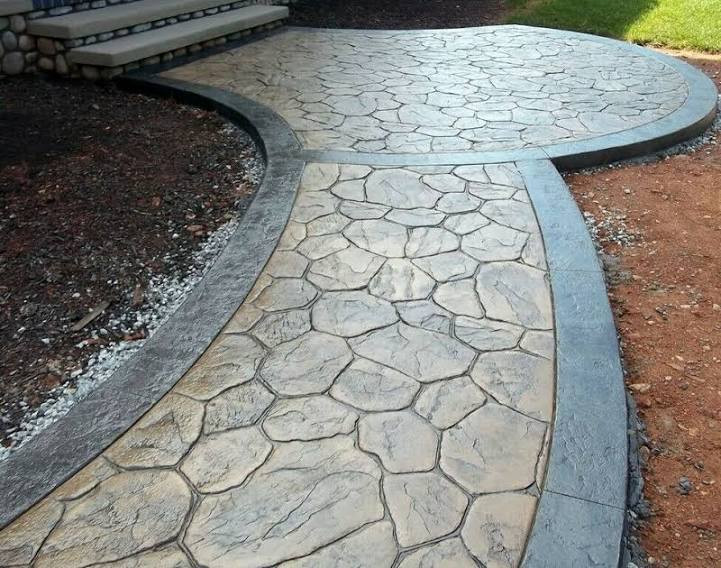 examples of stamped concrete