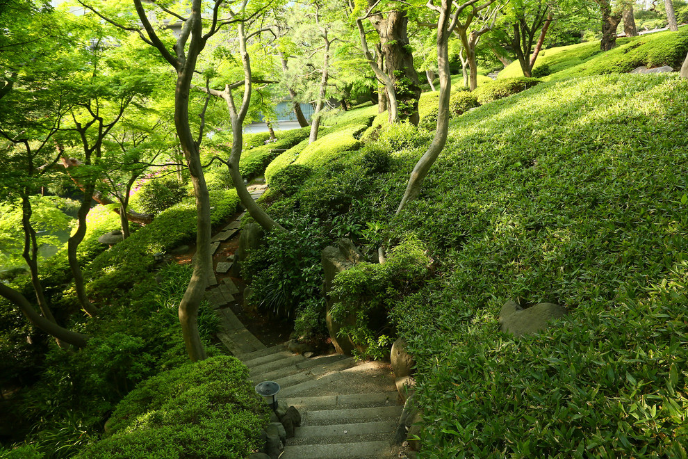 Исторический сад Happoen Garden, Tokyo, Japan
