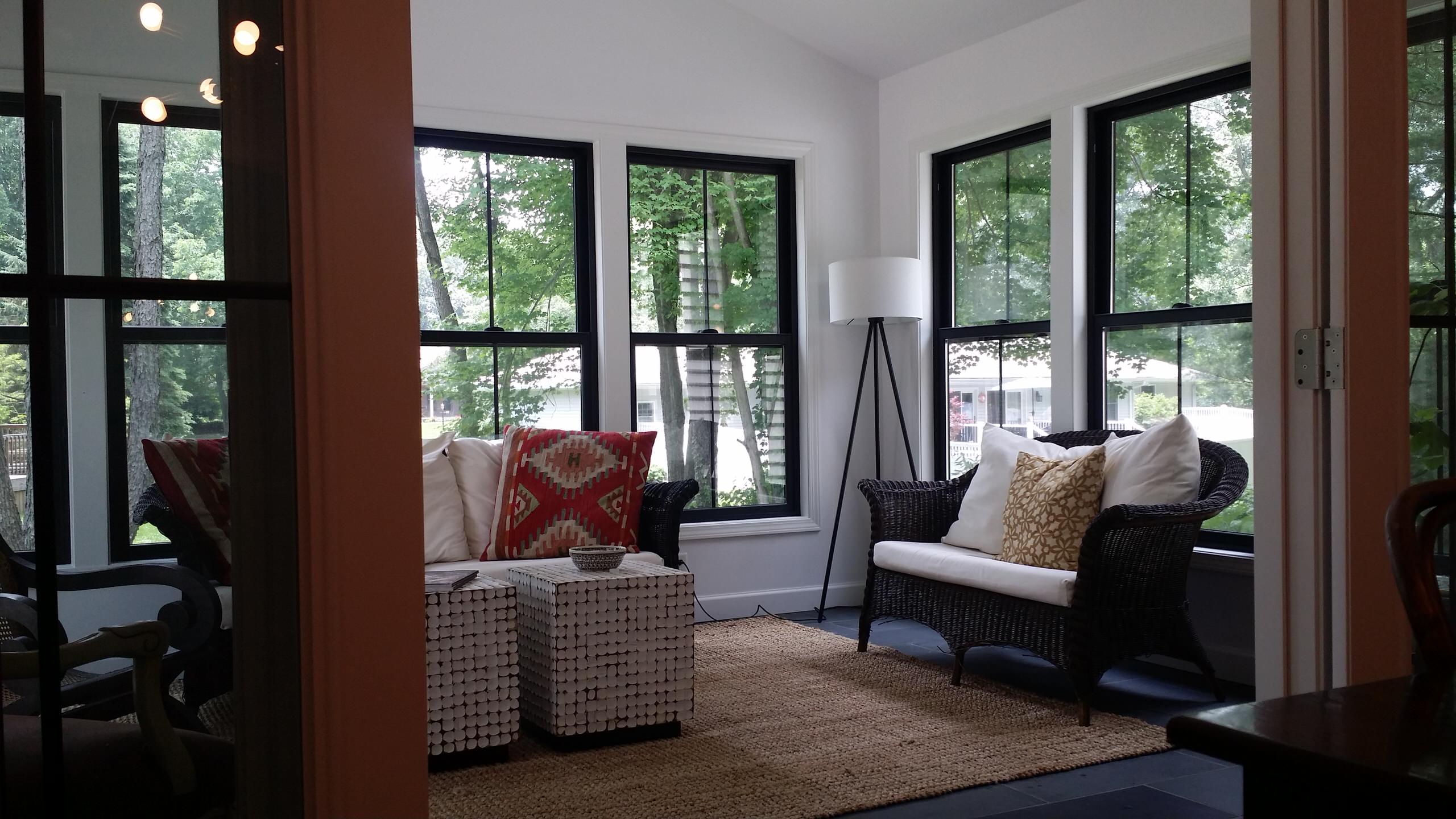 Kitchen and Sunroom