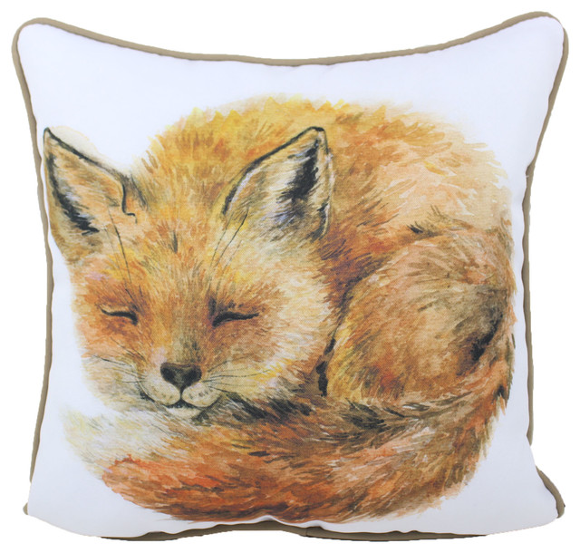 Little Fox Pillow, 16"x16"