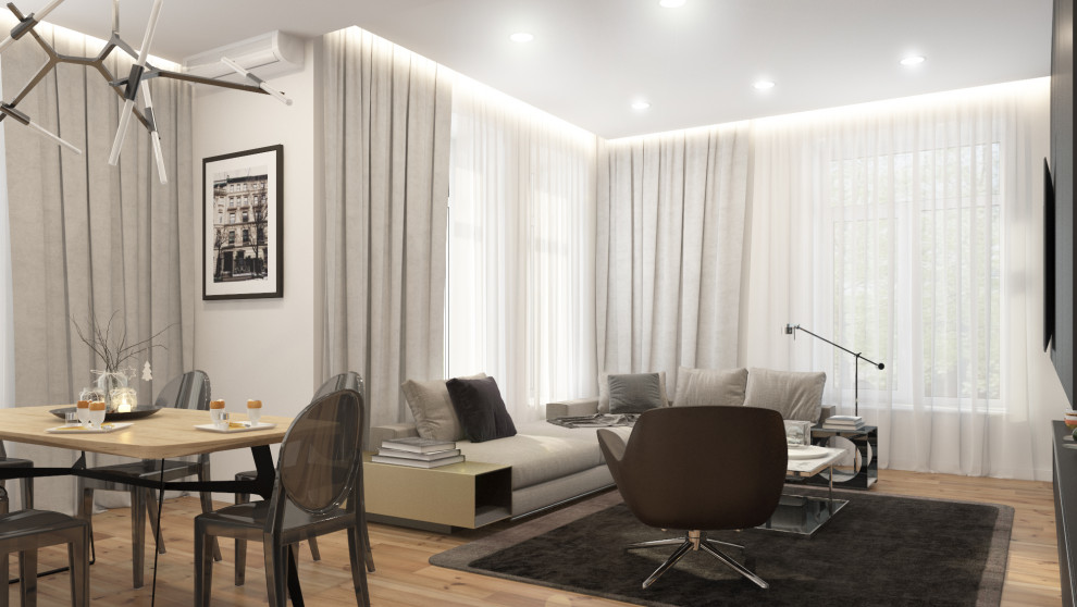 Кухня-студия в частном доме