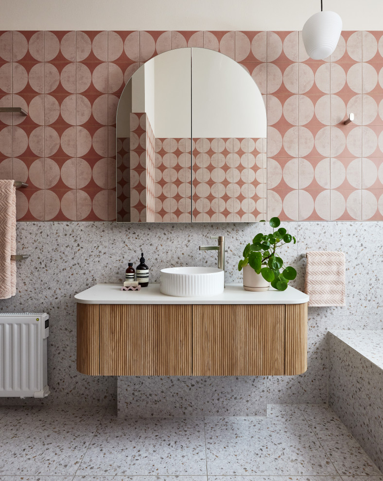 Inspiration for a scandinavian bathroom in Melbourne.
