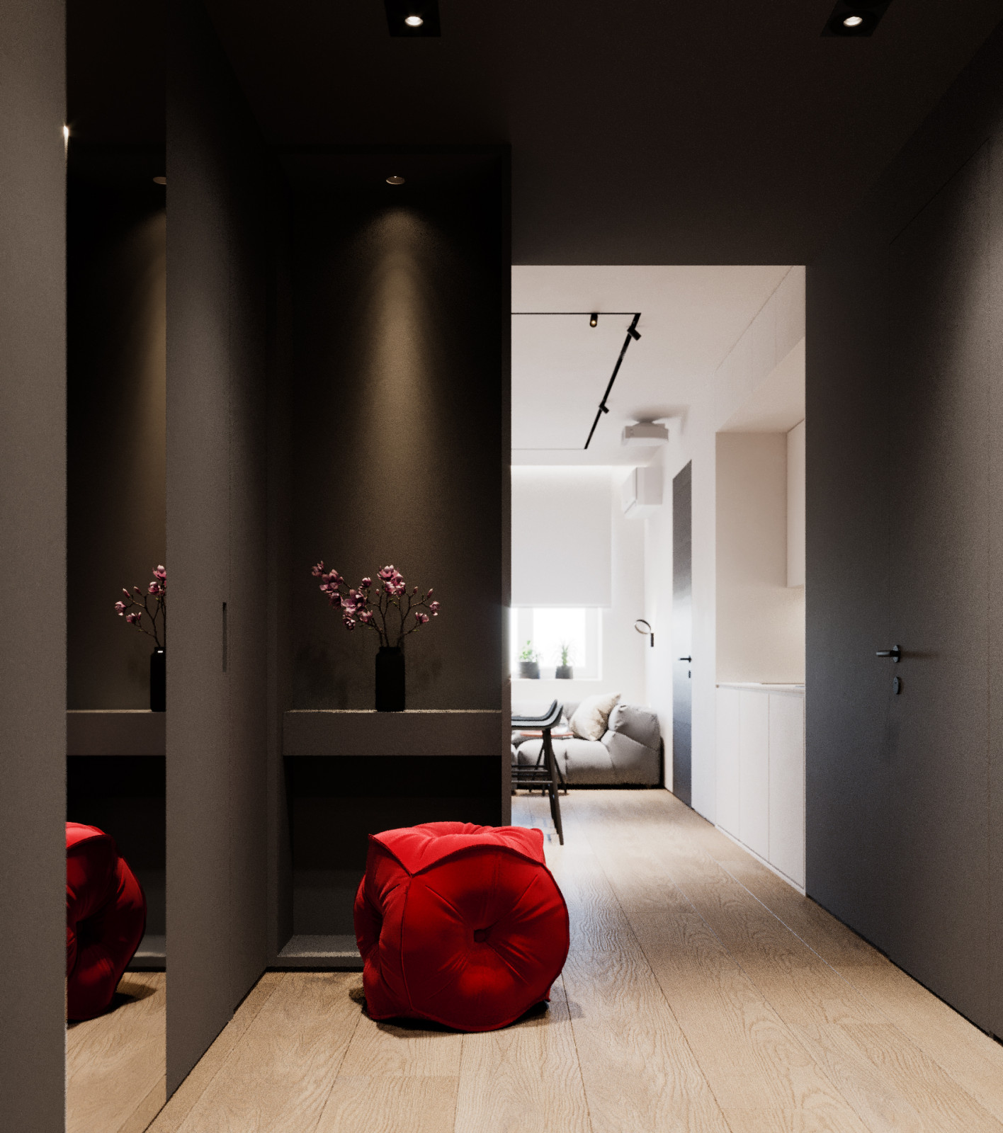 Черно-белая квартира