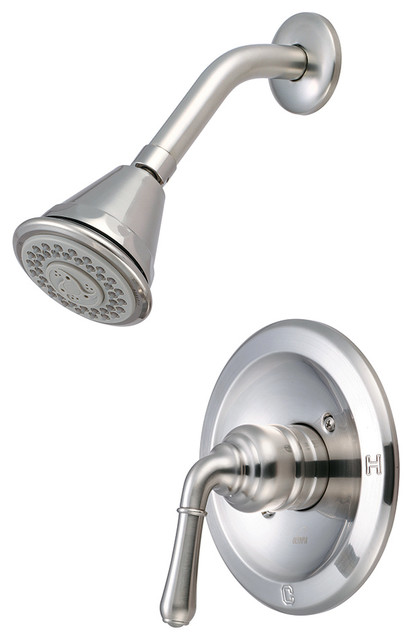 Accent Single Handle Shower Trim Set, PVD Brushed Nickel