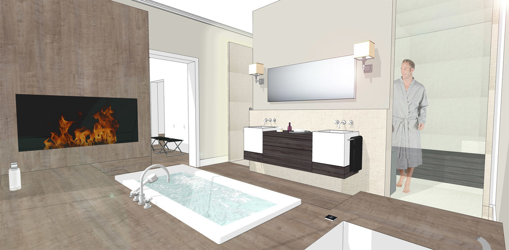 Lebensraum mit Spa in historischer Villa - Wanne