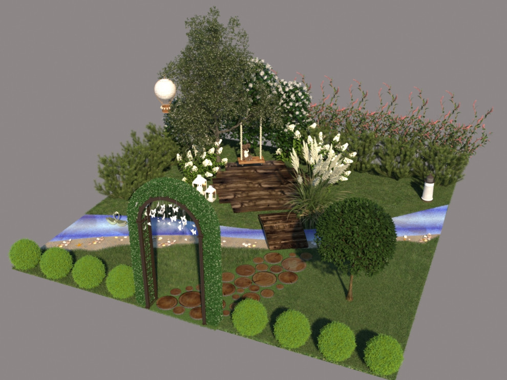 Конкурсный сад для фестиваля "Все в сад"