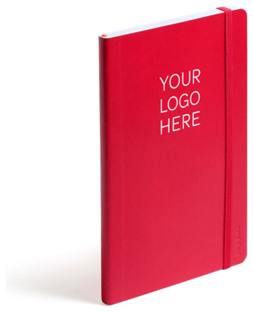 Soft Cover Notebook, Red, Medium, Customized