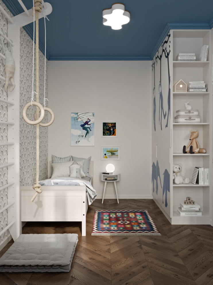 Скандинавский интерьер с яркими акцентами