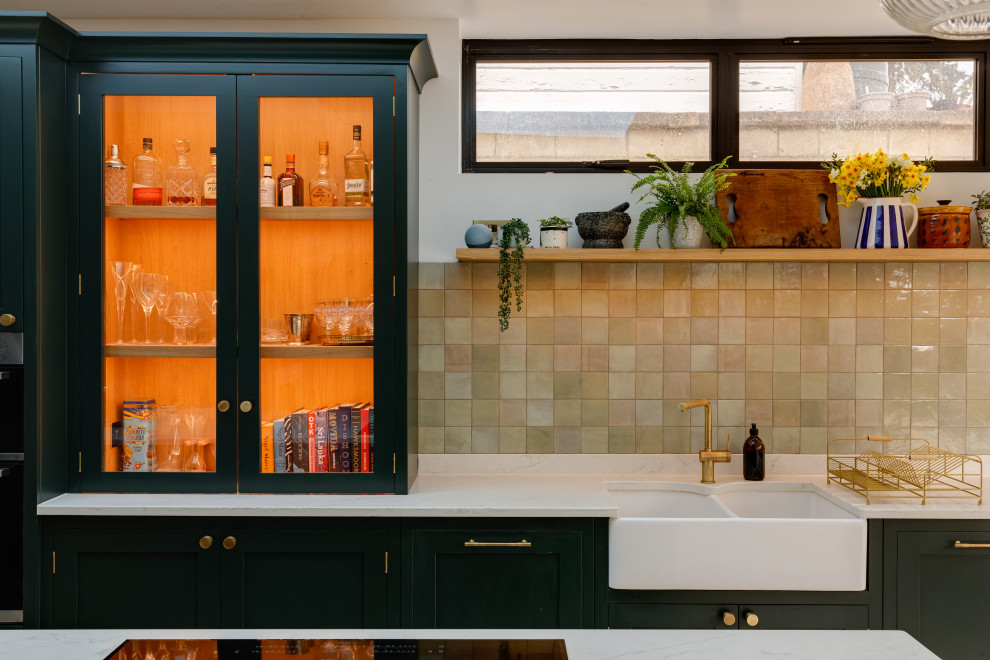 Contemporary Kitchen Sink Area