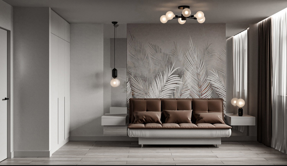 Минималистичная квартира с перетекающими гармоничными пространствами.