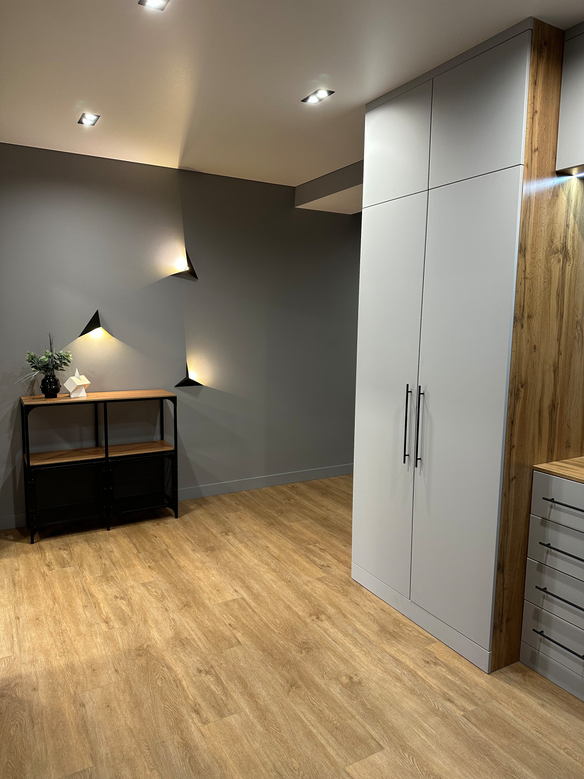 Дизайн-проект в современном стиле, с элементами лофта