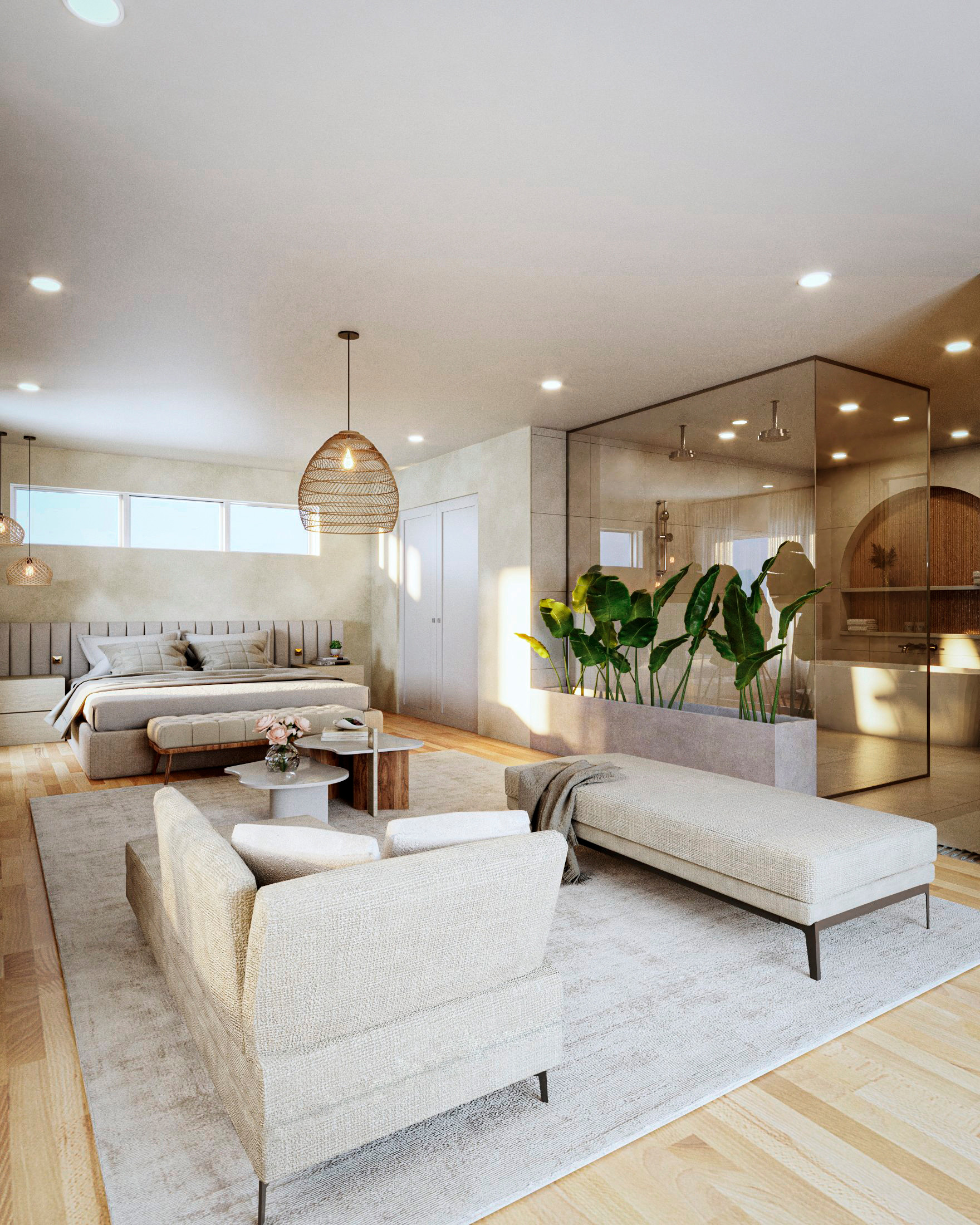 Hotel-Style Master Bedroom with ensuite