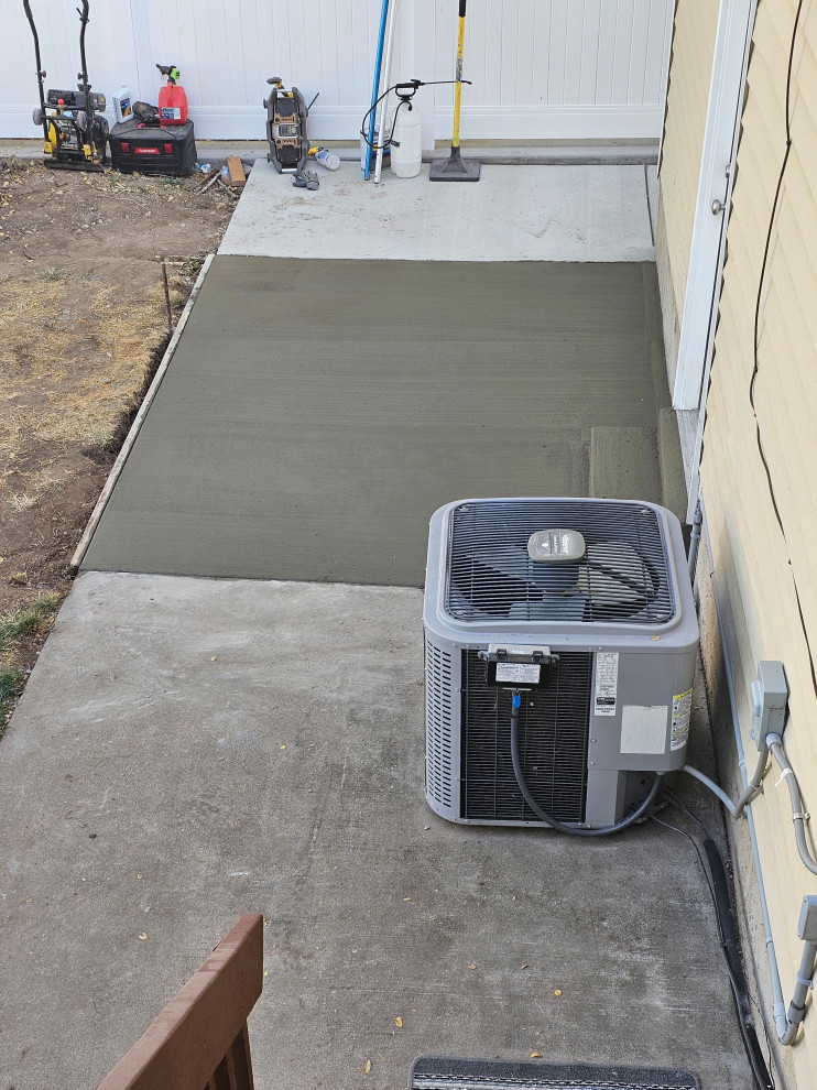 Simple Concrete Patio