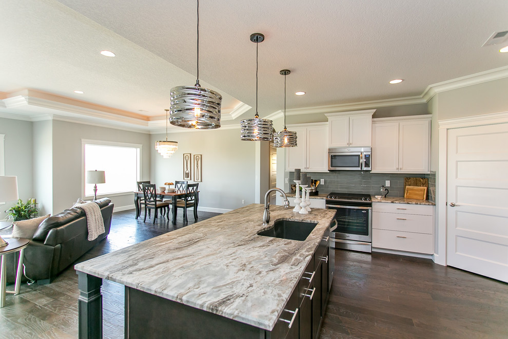 Inspiration for a transitional kitchen remodel in Seattle