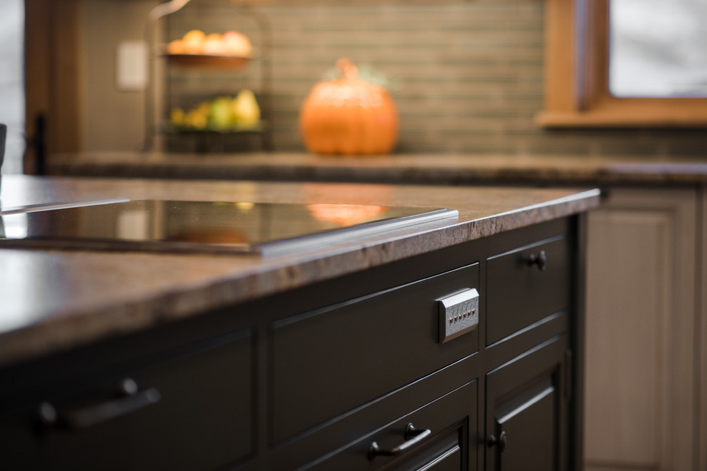 Inspiration for a rustic home design remodel in Denver