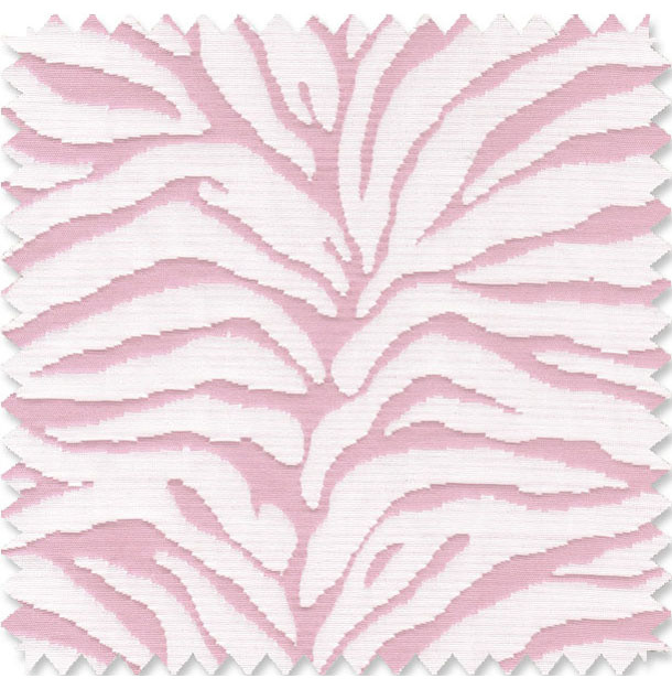 Pink Zebra Reversible Doodlefish Fabric by the Yard