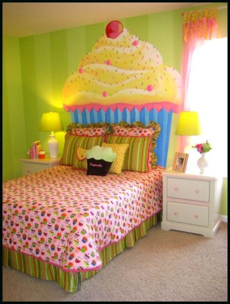 cupcake girl's room - modern - kids - atlanta -modern nest interiors