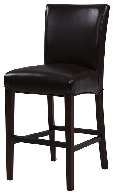 Milton Fabric Bar/ Counter Stool, Coffee Bean, Counter Stool, Bonded Leather