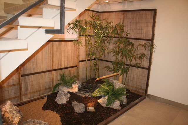 Zen garden under stairs - Asian - Garden - London - by The  
