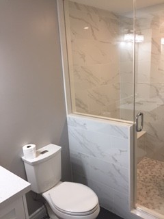 Complete New plumbing and fixtures bathroom change (Before & After)