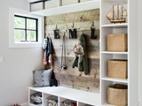 Beach Style Entry by Z+ Interiors