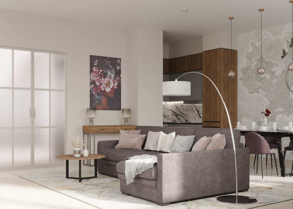 Проект кухни-гостиной