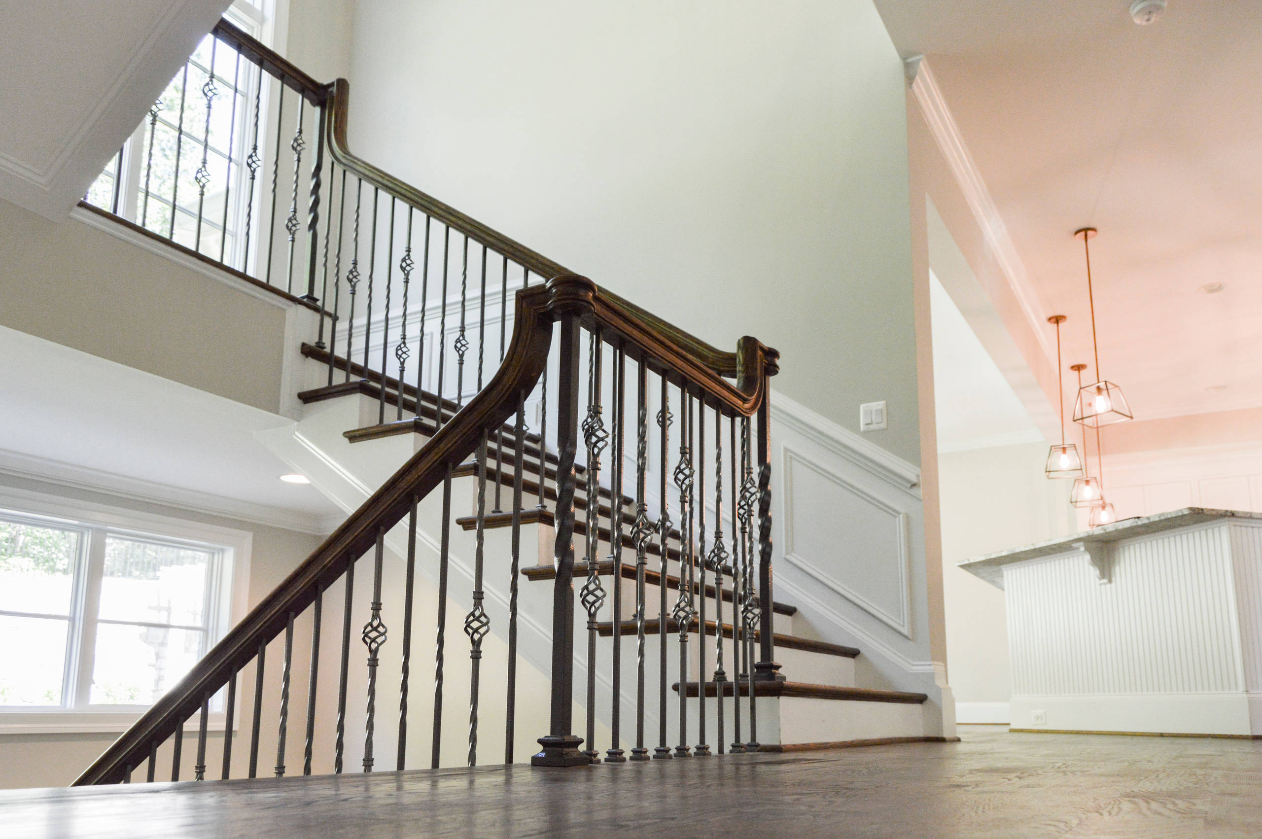 38_European Style Circular Balcony and Multi-level Staircase, Middleburg, VA 201