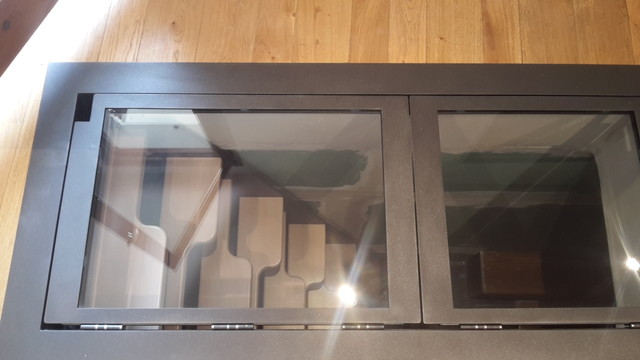 trappe verre contemporain