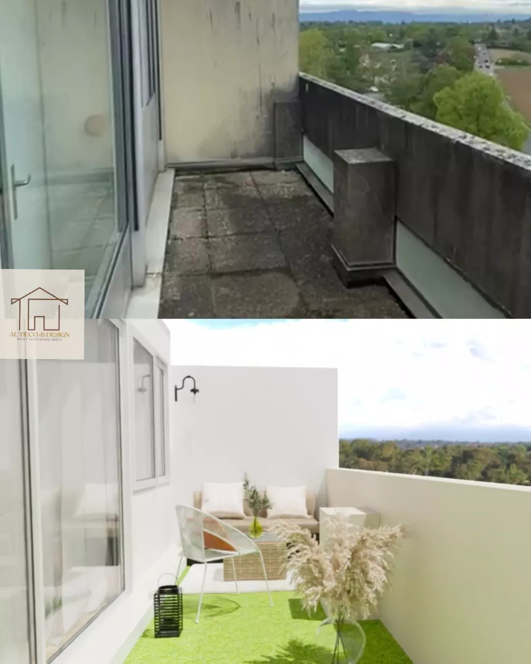 Projet aménagement balcon