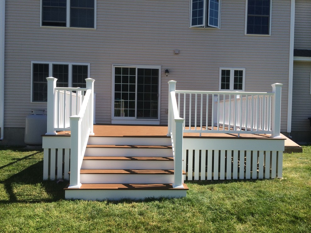 Composite Deck Traditional Deck Portland Maine by JT Construction