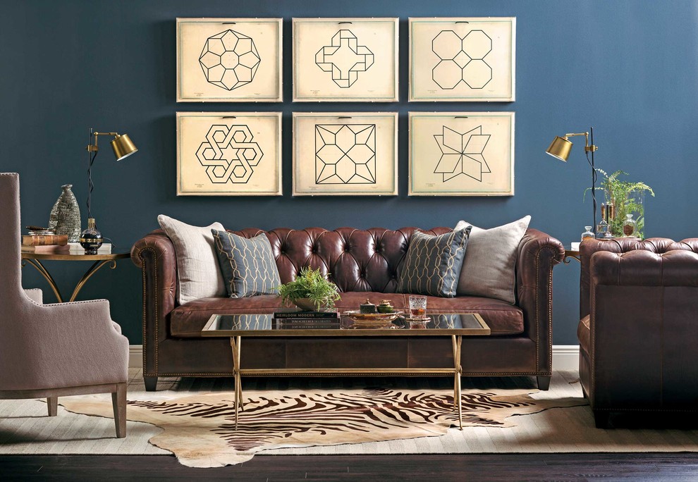 Design ideas for an eclectic living room in Houston.