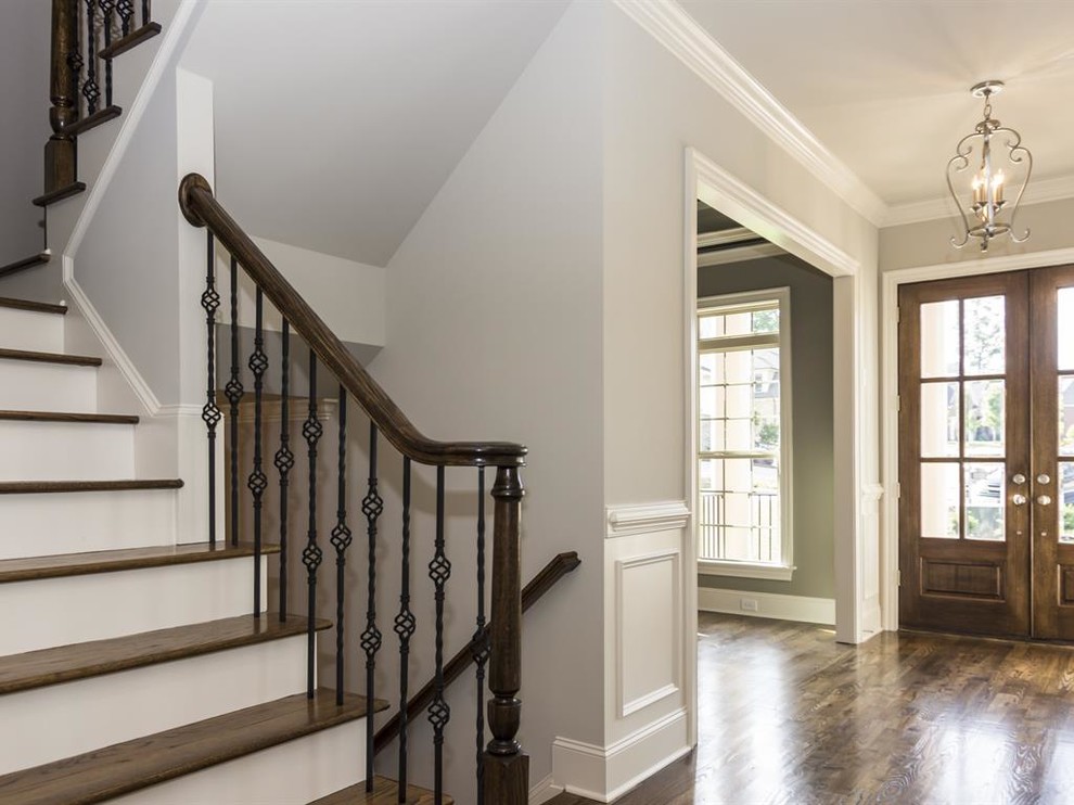 Elegant entryway photo in Raleigh