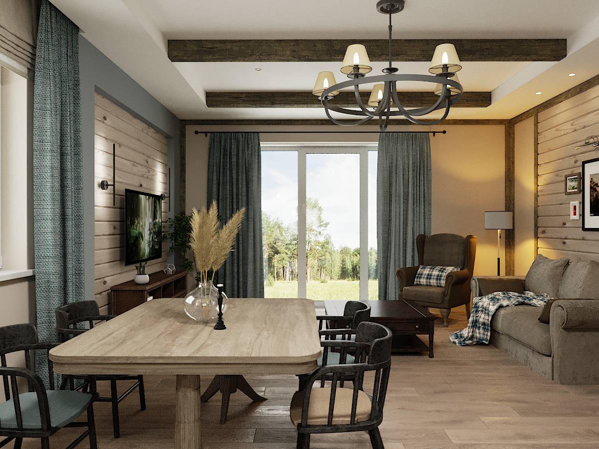 Дом в стиле шале Горная Поляна