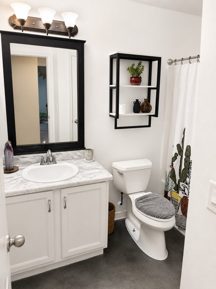 The “Carrara Luxe” Premium Bathroom Vanity Transformation