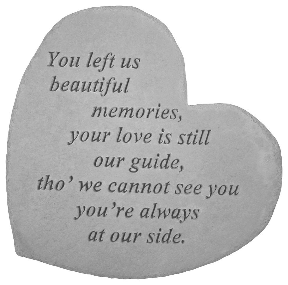 Great Thought Small Heart Stone, "You Left Us"