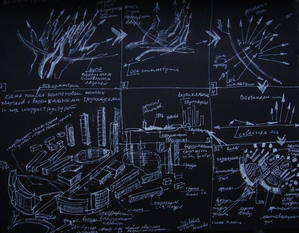 Размышление с карандашом - проекты общественных зданий