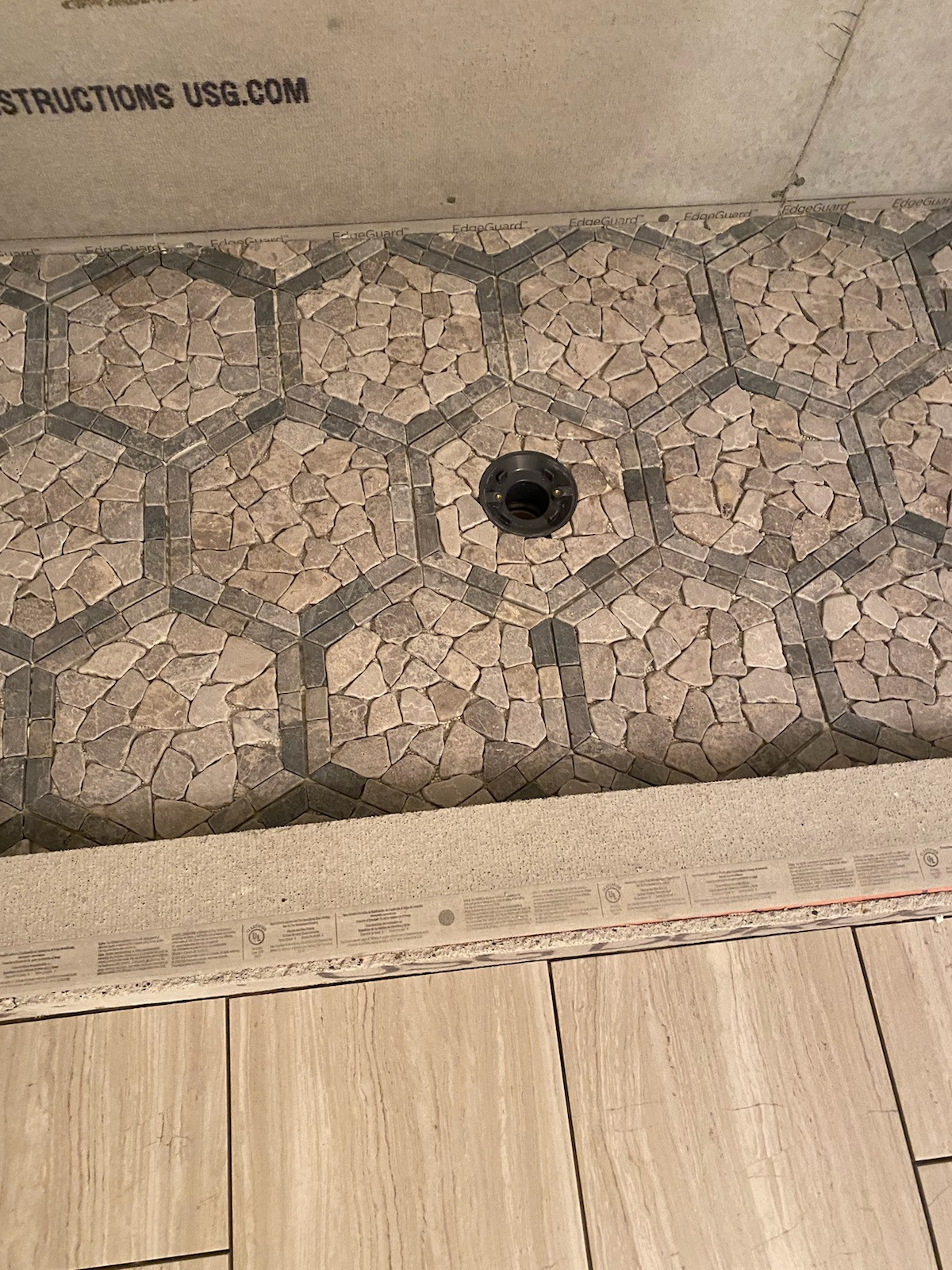 Custom shower pan