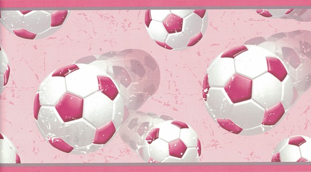 soccer ball wallpaper border