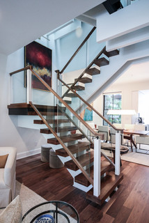 ガラスのおしゃれな階段の画像 75選 - 2025 年 11月 | Houzz