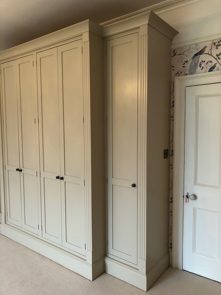 Hand Painted bespoke wardrobes and radiator cover